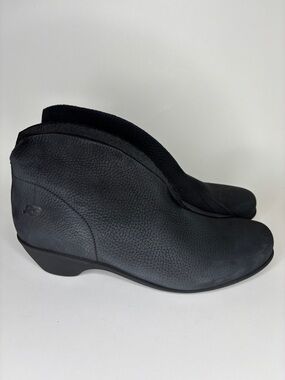 Loints Of Holland Black Nubuck Leather Ankle Boot Women’s Sz 41 EU 9/9.5 US